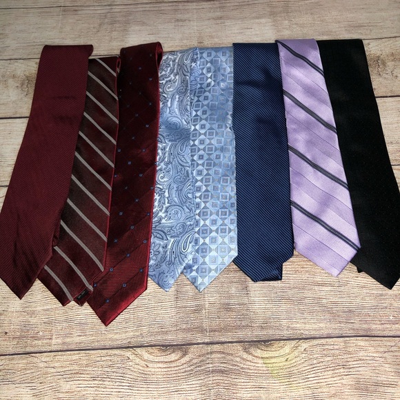 Lot of 8 silk ties including Michael Kors & DKNY